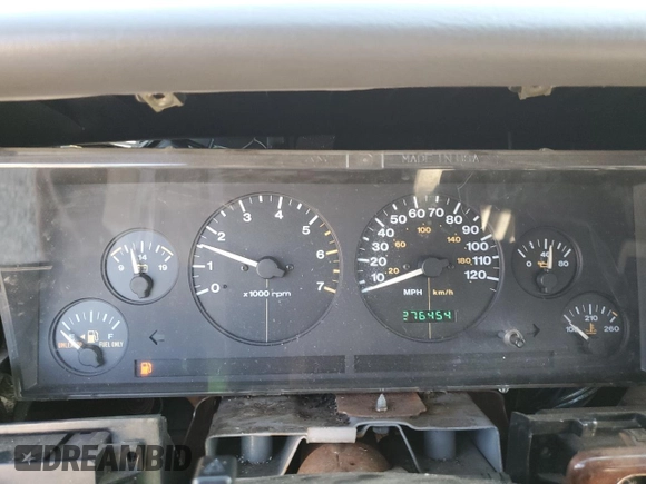 1997 Jeep Grand Cherokee Limited with VIN 1J4GZ78Y5VC598822, listed as a Copart auction lot 74306474 with 276,454 mi miles and Salvage Title. Bid and sale history available at carsss.com. Image 9.