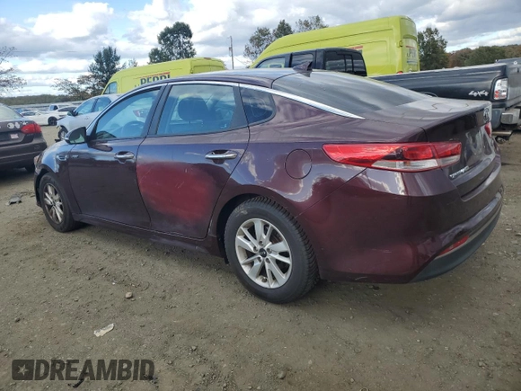 2016 Kia Optima LX with VIN 5XXGT4L32GG091767, listed as a Copart auction lot 76069844 with 179,587 mi miles and Clean Title. Bid and sale history available at carsss.com. Image 2.