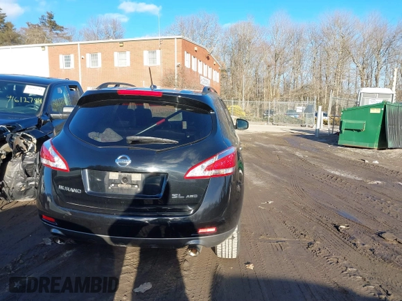 2013 Nissan Murano SV with VIN JN8AZ1MW1DW319025, listed as a IAAI auction lot 41619136 with 137,207 mi miles. Bid and sale history available at carsss.com. Image 16.