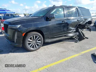 2023 Cadillac Escalade 4WD Sport z VIN 1GYS4EKL2PR351882, wystawiony jako IAAI lot #41555895 z przebiegiem 58 703 mil mil oraz . Historia ofert i sprzedaży dostępna na DreamBid. Obrazek 19.