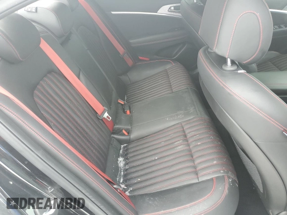 2023 Genesis G70 3.3T with VIN KMTG54TE5PU122081, listed as a Copart auction lot 45545305 with 17,674 mi miles and Salvage Title. Bid and sale history available at DreamBid. Image 10.