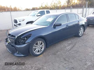 2011 Infiniti G25 Journey with VIN JN1DV6AP6BM600120, listed as a IAAI auction lot 41292900 with 112,832 mi miles and . Bid and sale history available at DreamBid. Image 2.
