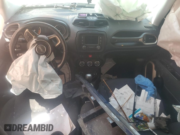 2017 Jeep Renegade Latitude z VIN ZACCJBBB9HPG29783, wystawiony jako Copart lot #65434624 z przebiegiem Nie podano mil oraz Szkody całkowita. Historia ofert i sprzedaży dostępna na DreamBid. Obrazek 8.