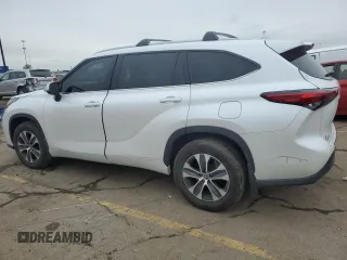 2023 Toyota Highlander L with VIN 5TDKDRAH4PS049246, listed as a Copart auction lot 57025305 with 9,848 mi miles and Salvage title. Bid and sale history available at DreamBid. Image 2.