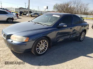 2007 Volvo S60 2.5L Turbo with VIN YV1RH592972604284, listed as a Copart auction lot 46664445 with 113,868 mi miles and Salvage Title. Bid and sale history available at carsss.com. Image 1.