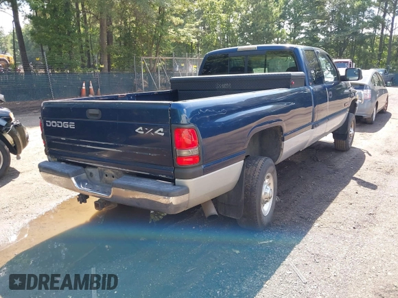 2000 Dodge 2500 with VIN 1B7KF2360YJ184851, listed as a IAAI auction lot 42735612 with 159,817 mi miles and . Bid and sale history available at DreamBid. Image 4.
