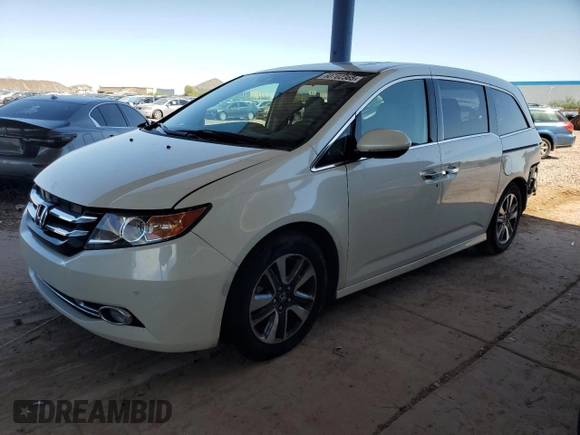 2014 Honda Odyssey Touring с VIN 5FNRL5H94EB110797, выставлен на аукционе Copart как лот 60702365 с пробегом 106 131 миль миль и Списание • Salvage title. История ставок и продаж доступна на DreamBid. Изображение 1.