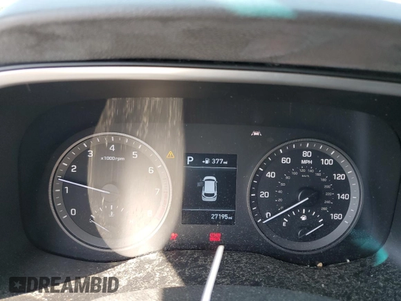 2020 Hyundai Tucson SEL with VIN KM8J33AL9LU137534, listed as a Copart auction lot 52304365 with 27,195 mi miles and Salvage title. Bid and sale history available at DreamBid. Image 9.
