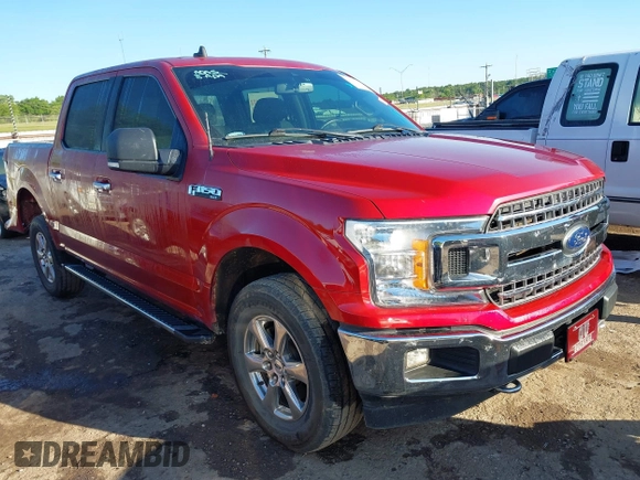 2020 Ford F-150 XL with VIN 1FTEW1E4XLKD16830, listed as a IAAI auction lot 42348507 with 108,718 mi miles and . Bid and sale history available at DreamBid. Image 1.