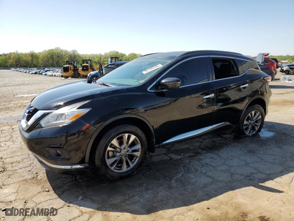 2017 Nissan Murano Platinum with VIN 5N1AZ2MG9HN193689, listed as a Copart auction lot 52199745 with 118,160 mi miles and Salvage Title. Bid and sale history available at carsss.com. Image 1.