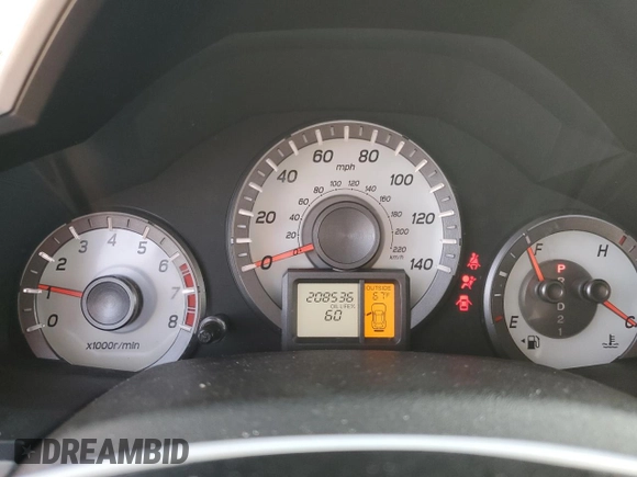 2012 Honda Pilot EX with VIN 5FNYF4H47CB044468, listed as a Copart auction lot 48815315 with 208,536 mi miles and Salvage Title. Bid and sale history available at DreamBid. Image 9.
