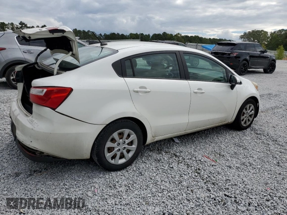 2016 Kia Rio LX with VIN KNADM4A36G6549955, listed as a Copart auction lot 72186724 with 181,453 mi miles and Salvage Title. Bid and sale history available at DreamBid. Image 3.