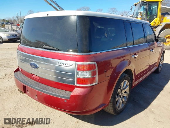 2009 Ford Flex Limited with VIN 2FMDK53C09BA06239, listed as a IAAI auction lot 41698146 with 171,594 mi miles. Bid and sale history available at carsss.com. Image 4.