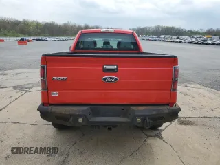 2013 Ford F-150 XL with VIN 1FTFX1EF2DKE90587, listed as a Copart auction lot 54401265 with 217,011 mi miles and Salvage Title. Bid and sale history available at carsss.com. Image 6.