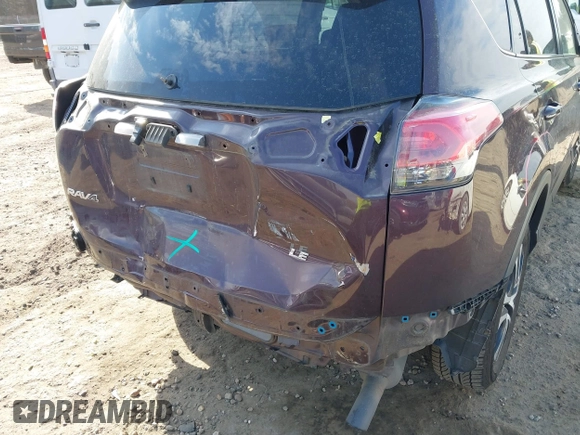 2016 Toyota RAV4 LE with VIN 2T3ZFREV1GW307536, listed as a IAAI auction lot 41878912 with 173,440 mi miles. Bid and sale history available at carsss.com. Image 6.