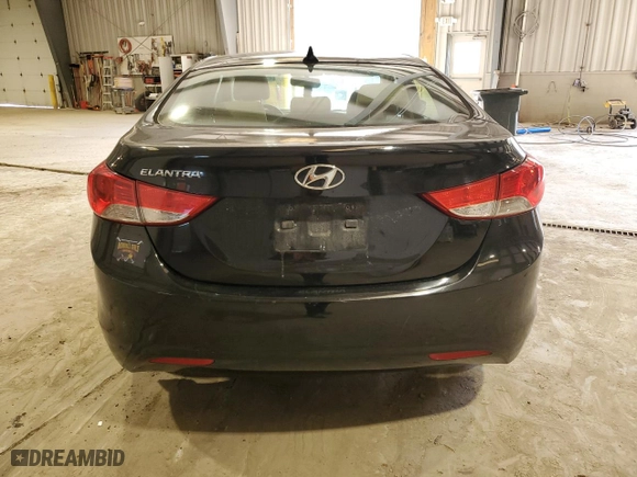 2013 Hyundai Elantra GLS PZEV with VIN KMHDH4AE9DU628757, listed as a Copart auction lot 47499785 with 102,771 mi miles and Salvage Title. Bid and sale history available at carsss.com. Image 6.