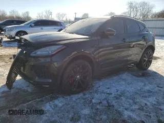 2018 Jaguar E-Pace R-Dynamic SE with VIN SADFL2GX1J1Z08831, listed as a Copart auction lot 45992525 with 112,637 mi miles and Salvage Title. Bid and sale history available at DreamBid. Image 1.