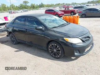 2013 Toyota Corolla L with VIN 2T1BU4EE8DC110315, listed as a IAAI auction lot 41948418 with 127,142 mi miles and . Bid and sale history available at DreamBid. Image 1.