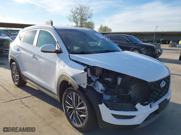 2020 Hyundai Tucson Sport with VIN KM8J33AL8LU251329, listed as a IAAI auction lot 41254246 with 61,626 mi miles. Bid and sale history available at carsss.com. Image 6.