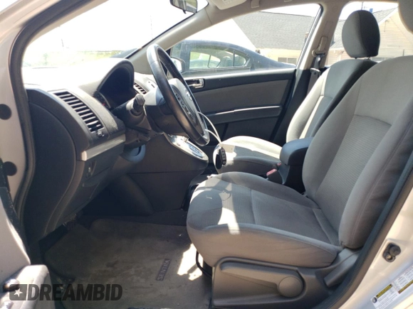2012 Nissan Sentra SR with VIN 3N1AB6AP2CL607721, listed as a Copart auction lot 62948695 with 57,549 mi miles and Salvage title. Bid and sale history available at DreamBid. Image 7.