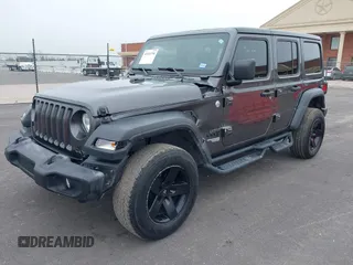 2021 Jeep Wrangler Unlimited Willys with VIN 1C4HJXDM4MW825094, listed as a IAAI auction lot 41515794 with 41,653 mi miles and . Bid and sale history available at DreamBid. Image 19.