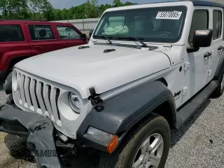 2022 Jeep Wrangler Unlimited Sport S with VIN 1C4HJXDN8NW160663, listed as a Copart auction lot 55070085 with 34,446 mi miles and Salvage title. Bid and sale history available at DreamBid. Image 13.
