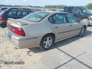 2003 Chevrolet Impala LS with VIN 2G1WH55K039109636, listed as a IAAI auction lot 42115109 with 110,629 mi miles and . Bid and sale history available at DreamBid. Image 4.