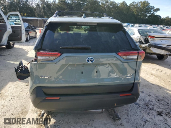 2023 Toyota RAV4 Hybrid XLE with VIN JTMRWRFV5PD196792, listed as a Copart auction lot 37882634 with 1,701 mi miles and Salvage Title. Bid and sale history available at carsss.com. Image 6.