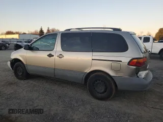 2000 Toyota Sienna LE with VIN 4T3ZF13C5YU206052, listed as a Copart auction lot 80003814 with 0 mi miles and Salvage Title. Bid and sale history available at carsss.com. Image 2.