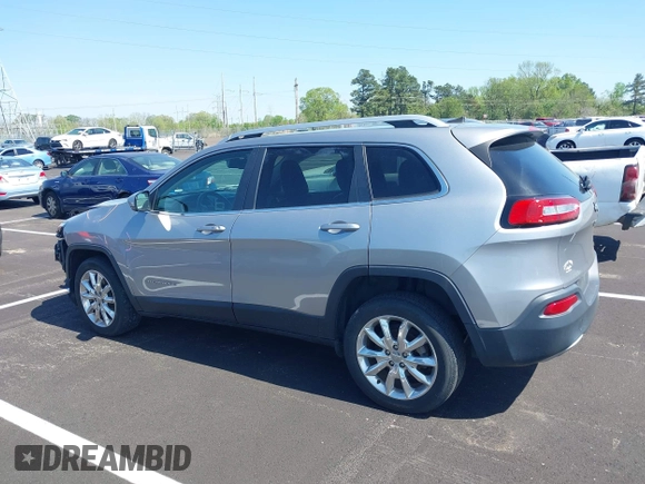 2017 Jeep Cherokee Limited with VIN 1C4PJLDB4HW517979, listed as a IAAI auction lot 41988609 with 116,500 mi miles. Bid and sale history available at carsss.com. Image 14.