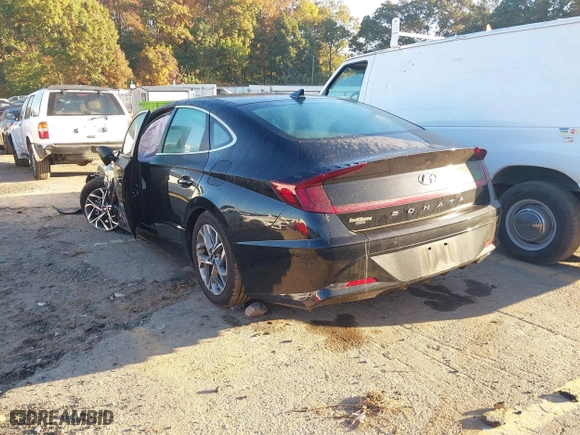 2021 Hyundai Sonata SEL with VIN KMHL64JA0MA164788, listed as a IAAI auction lot 37945387 with 36,432 mi miles. Bid and sale history available at carsss.com. Image 3.