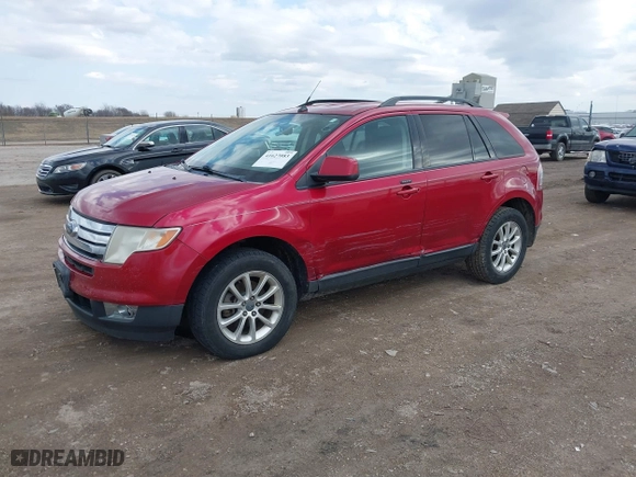 2009 Ford Edge SEL with VIN 2FMDK38C49BA81880, listed as a IAAI auction lot 41627083 with 187,777 mi miles. Bid and sale history available at carsss.com. Image 2.