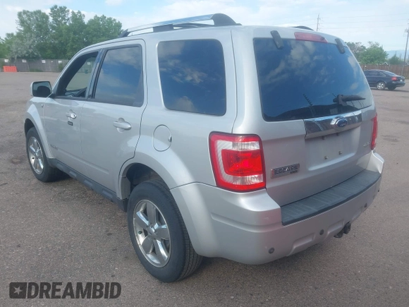 2008 Ford Escape Limited with VIN 1FMCU94188KC82232, listed as a IAAI auction lot 42489478 with 118,460 mi miles and . Bid and sale history available at DreamBid. Image 3.