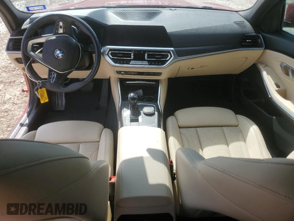 2022 BMW 3 Series 330i with VIN 3MW5R1J06N8C33956, listed as a Copart auction lot 56572065 with 60,867 mi miles and Salvage title. Bid and sale history available at DreamBid. Image 8.