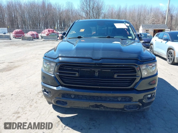 2021 Ram 1500 Big Horn with VIN 1C6SRFBT3MN742627, listed as a IAAI auction lot 41900770 with 52,006 mi miles and . Bid and sale history available at DreamBid. Image 12.
