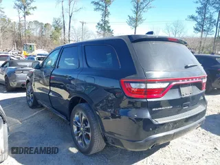 2019 Dodge Durango GT Plus with VIN 1C4RDHDG5KC721398, listed as a IAAI auction lot 41697019 with 105,620 mi miles and . Bid and sale history available at carsss.com. Image 3.