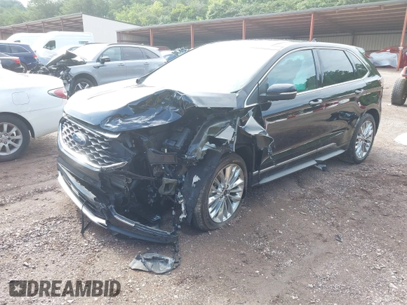 2020 Ford Edge Titanium with VIN 2FMPK3K98LBA66316, listed as a IAAI auction lot 42629838 with 75,086 mi miles and . Bid and sale history available at DreamBid. Image 17.