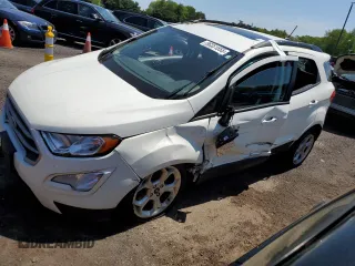 2022 Ford EcoSport SE with VIN MAJ6S3GL7NC466090, listed as a Copart auction lot 56351855 with 48,258 mi miles and Salvage title. Bid and sale history available at DreamBid. Image 1.