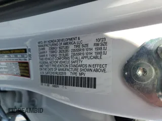 2024 Acura RDX Technology with VIN 5J8TC2H51RL002515, listed as a Copart auction lot 55921675 with 11,150 mi miles and Salvage title. Bid and sale history available at DreamBid. Image 13.