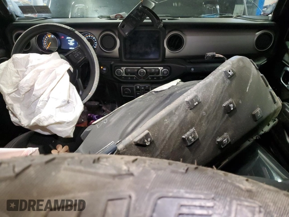 2021 Jeep Wrangler Unlimited Willys с VIN 1C4HJXDN6MW718492, выставлен на аукционе Copart как лот 50181225 с пробегом Не указан миль и Списание • Salvage title. История ставок и продаж доступна на DreamBid. Изображение 8.