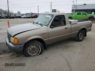 2003 Ford Ranger XL with VIN 1FTYR10D43PA57072, listed as a Copart auction lot 83471424 with 197,369 mi miles and Salvage Title. Bid and sale history available at carsss.com. Image 1.
