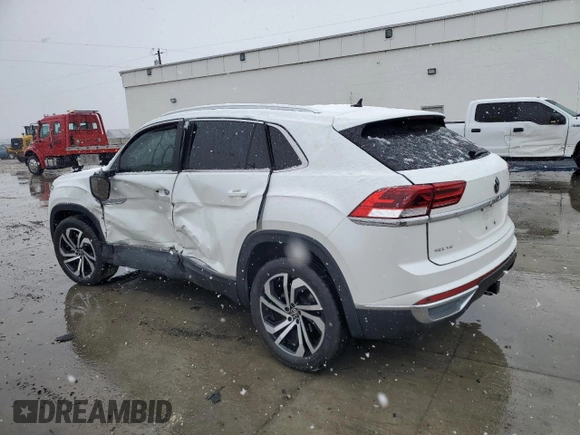 2023 Volkswagen Atlas SEL with VIN 1V2BE2CA3PC218970, listed as a Copart auction lot 41621275 with Not provided miles and Salvage title. Bid and sale history available at DreamBid. Image 2.