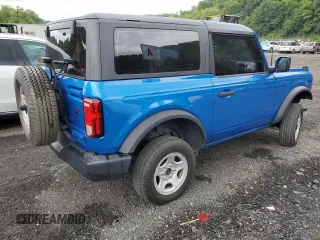 2023 Ford Bronco with VIN 1FMDE5AH5PLB24970, listed as a Copart auction lot 78403864 with 6,449 mi miles and Salvage Title. Bid and sale history available at DreamBid. Image 3.
