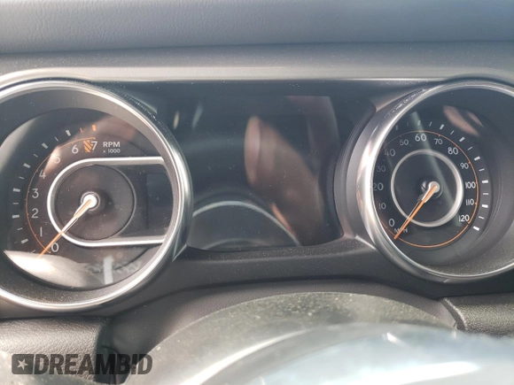 2022 Jeep Wrangler Unlimited Sahara Altitude with VIN 1C4HJXEG5NW174021, listed as a Copart auction lot 55200532 with Not provided miles and Salvage title. Bid and sale history available at DreamBid. Image 8.