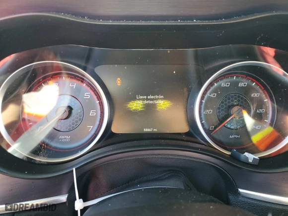 2016 Dodge Charger SE with VIN 2C3CDXBG6GH310362, listed as a Copart auction lot 45553365 with 58,867 mi miles and Salvage Title. Bid and sale history available at carsss.com. Image 9.