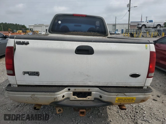 2000 Ford F-150 XL with VIN 1FTRX17W2YNA35334, listed as a Copart auction lot 55320925 with 0 mi miles and Clean Title. Bid and sale history available at carsss.com. Image 6.