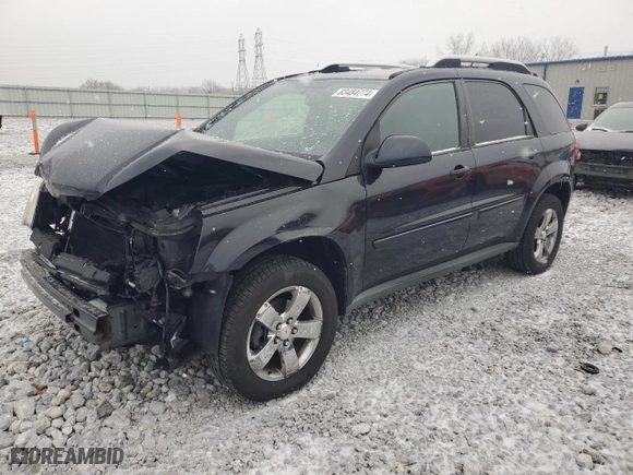 2008 Pontiac Torrent with VIN 2CKDL43FX86063652, listed as a Copart auction lot 83484774 with NaN miles and Salvage Title. Bid and sale history available at carsss.com. Image 1.