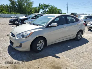 2016 Hyundai Accent SE with VIN KMHCT4AE6GU060627, listed as a Copart auction lot 57712875 with Not provided miles and Salvage title. Bid and sale history available at DreamBid. Image 1.