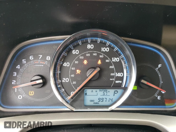 2013 Toyota RAV4 Limited with VIN 2T3DFREV7DW117861, listed as a Copart auction lot 50745845 with 99,714 mi miles and Salvage Title. Bid and sale history available at DreamBid. Image 9.