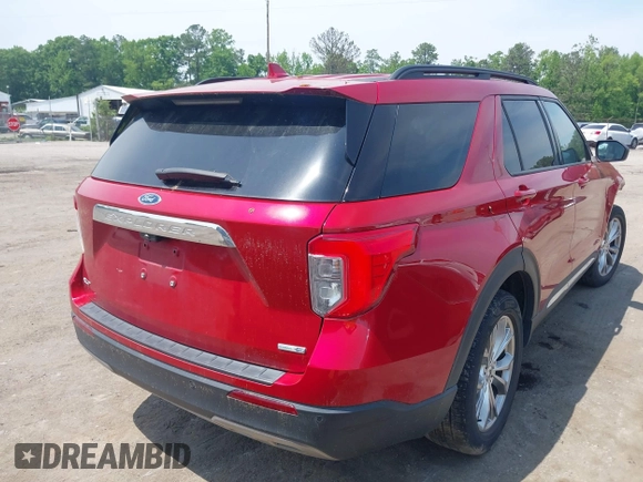 2020 Ford Explorer XLT z VIN 1FMSK8DH8LGC87225, wystawiony jako IAAI lot #42295557 z przebiegiem 110 237 mil mil oraz . Historia ofert i sprzedaży dostępna na DreamBid. Obrazek 4.